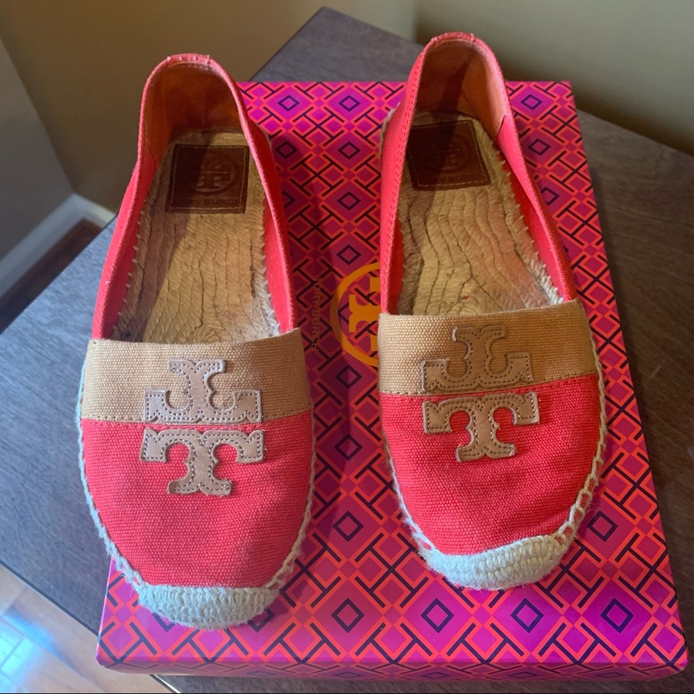 Tory Burch Red Espadrilles
